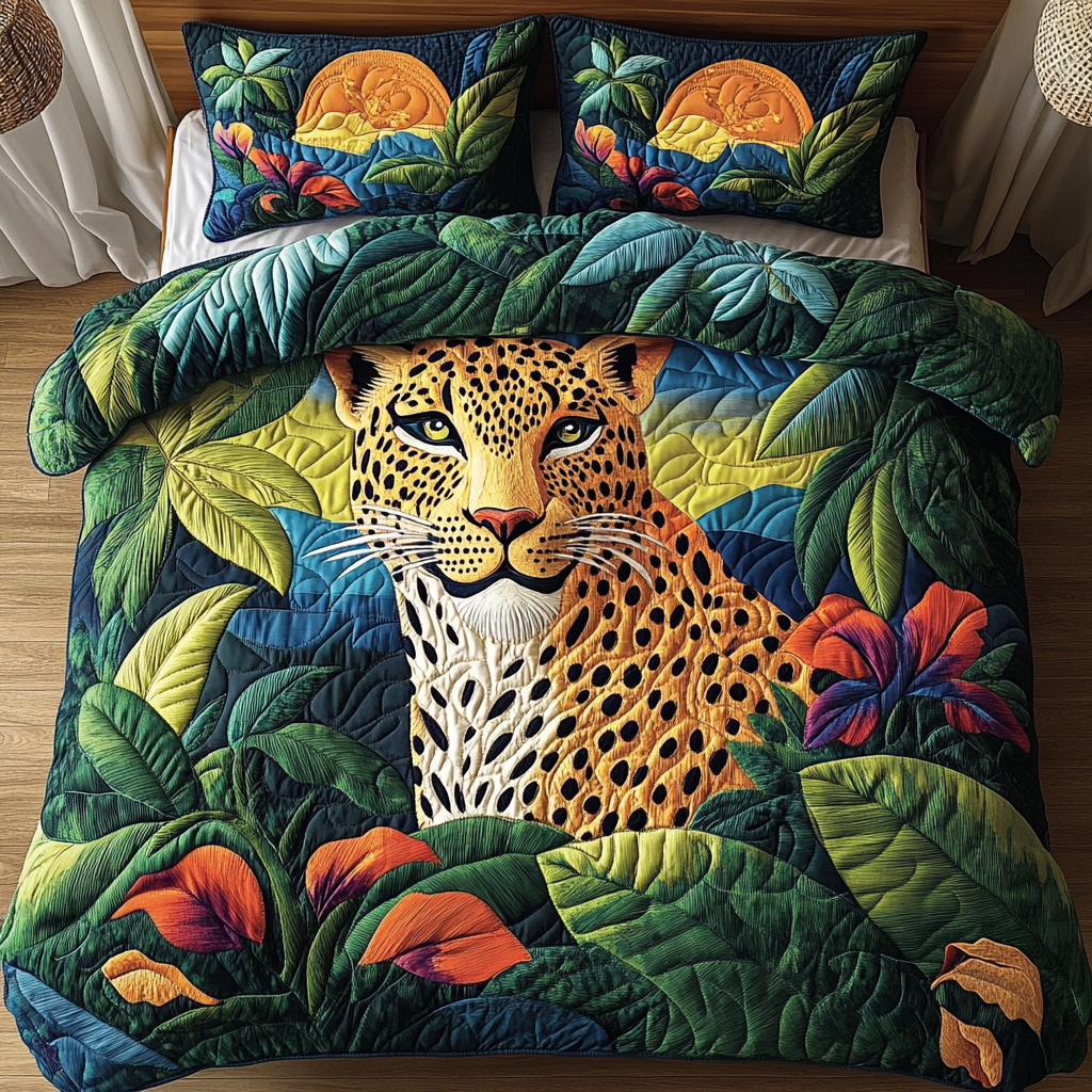 Leopard DAI200125084 Quilt Bedding Set – Charming Favor