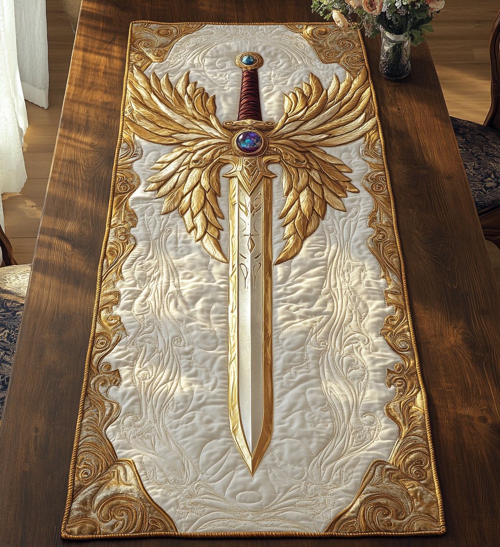 Sacred Sword DAI301224292 Quilted Table Runner