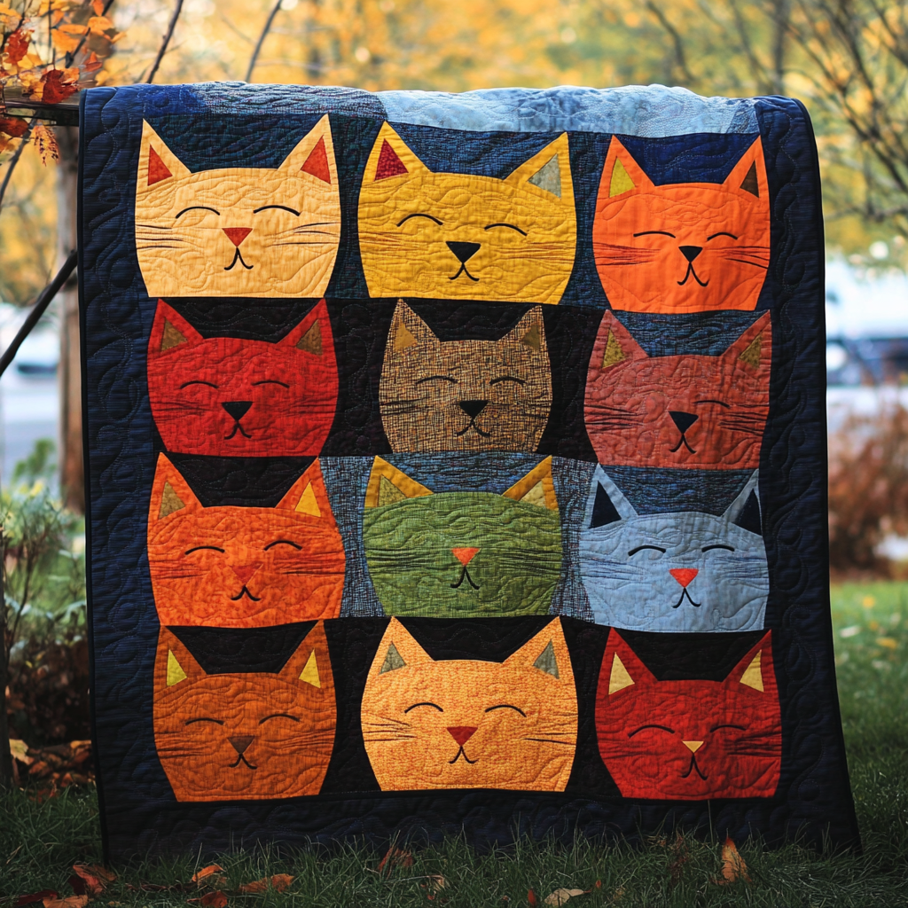 Cat DAI070824001 Quilt Blanket