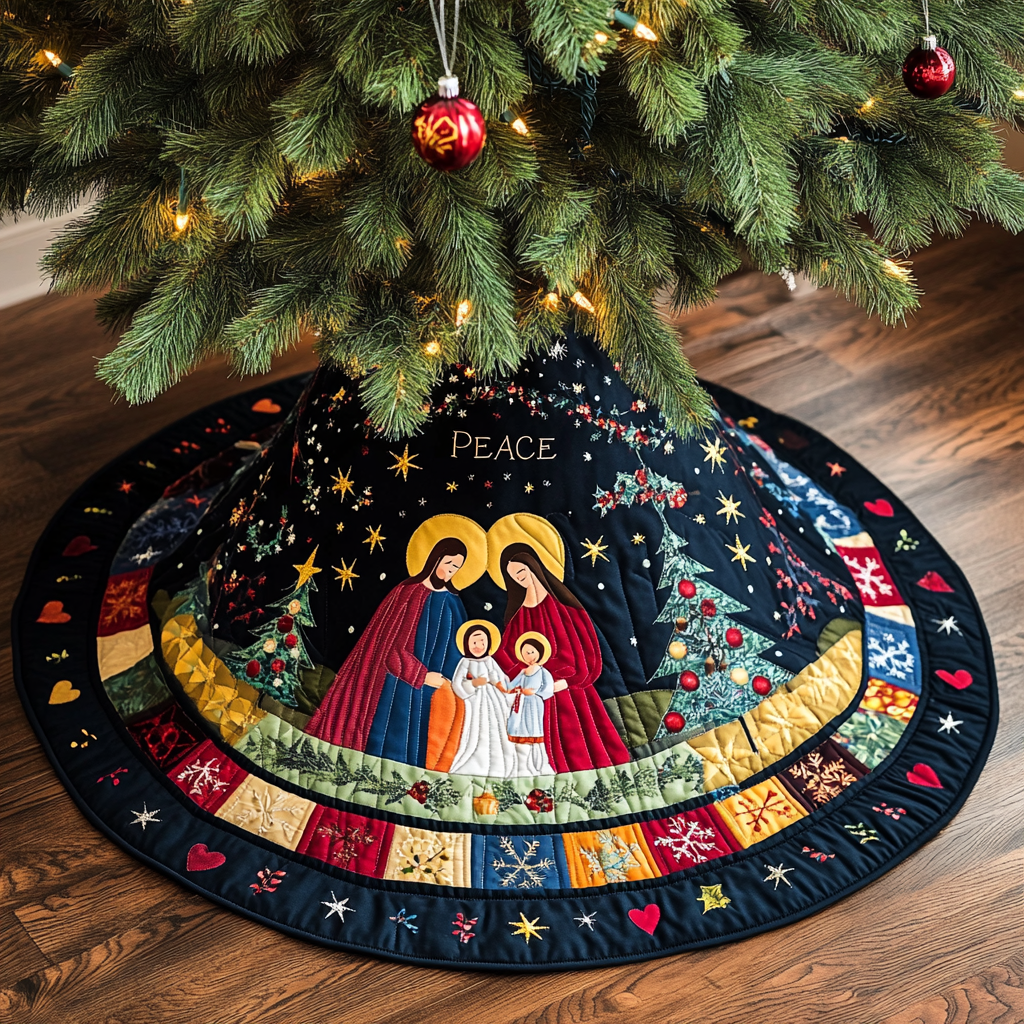 Nativity Scene TAI041024076 Quilted Tree Skirt