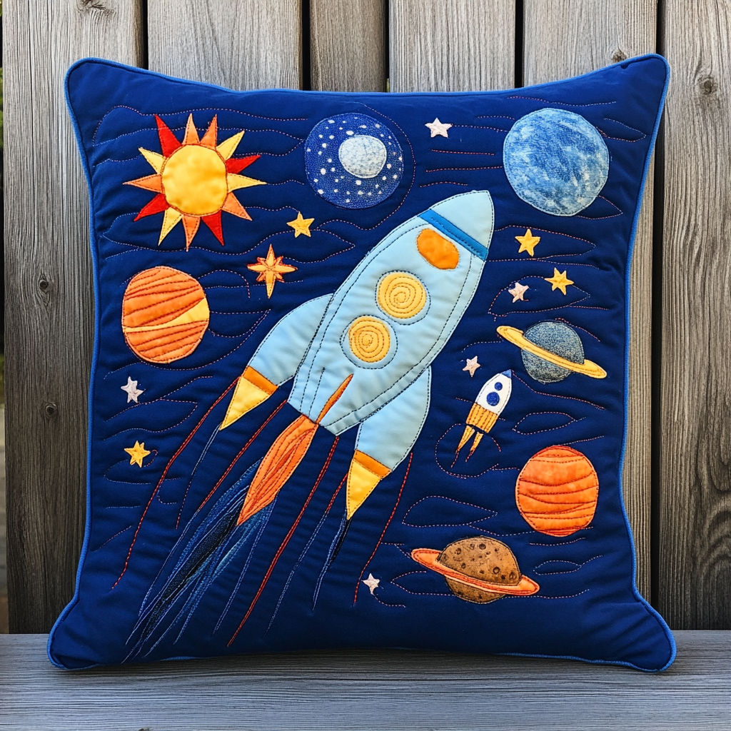 Rocket DAI301224178 Quilted Pillow Case