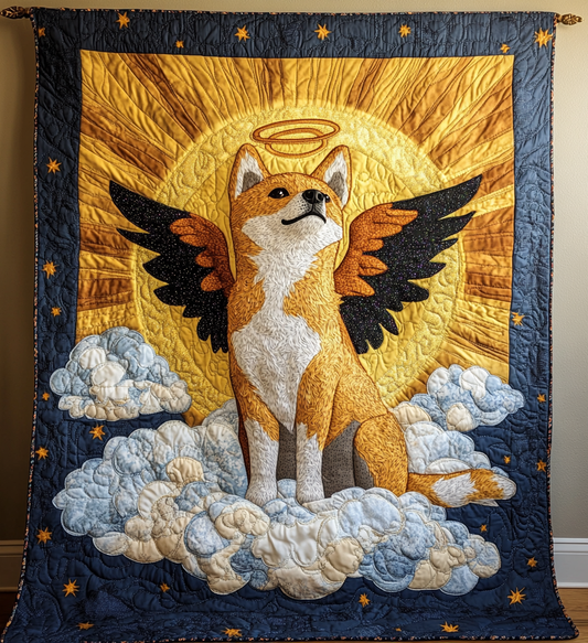 Akita Angel DAI090125192 Quilt Blanket