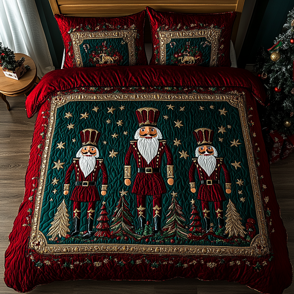 Christmas Nutcracker TAI201124167 Quilt Bedding Set