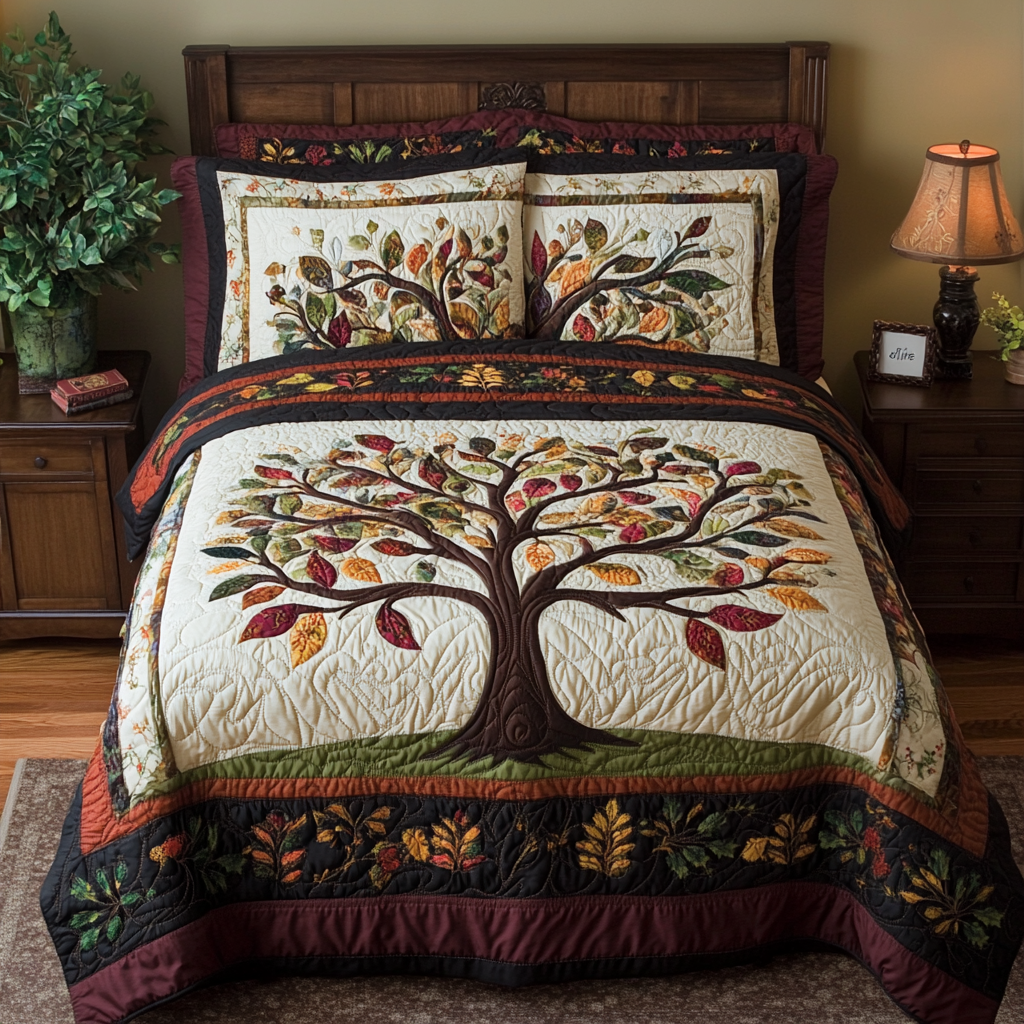 Tree Of Life TAI101224474 Quilt Bedding Set