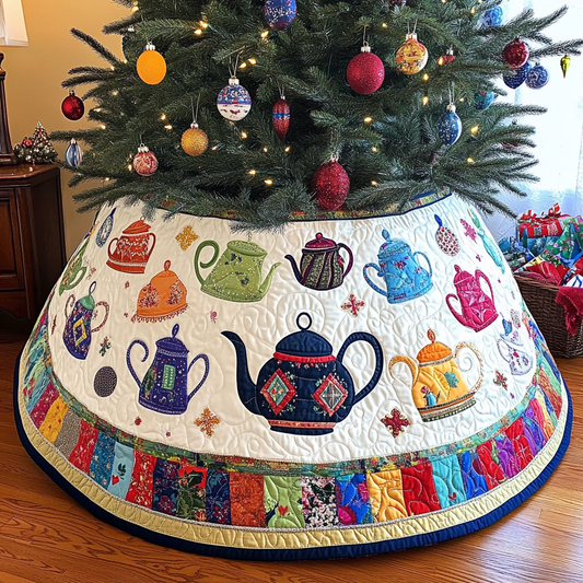 Teapot TAI041024018 Quilted Tree Skirt