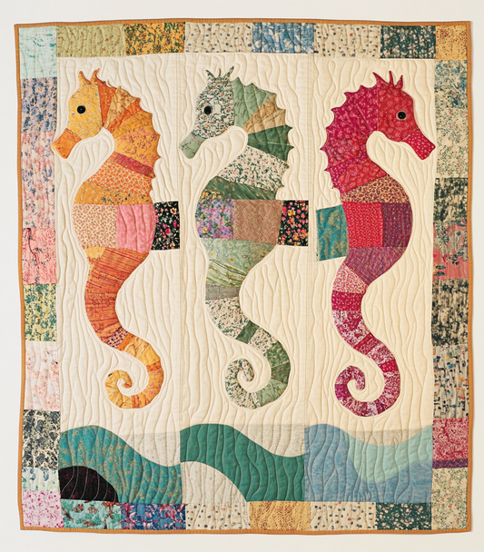 Seahorse DAI26102464 Quilt Blanket