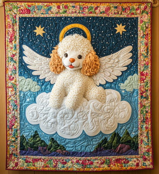 Poodle Angel DAI090125203 Quilt Blanket