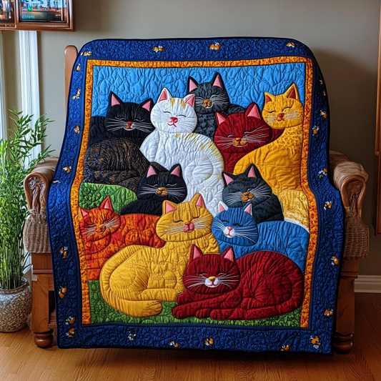 Sleeping Cat DAI301224099 Quilt Blanket