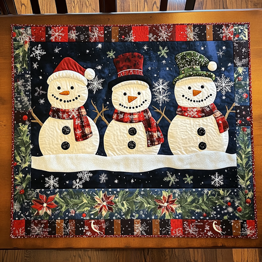 Christmas Snowman TAI040924435 Quilted Placemats