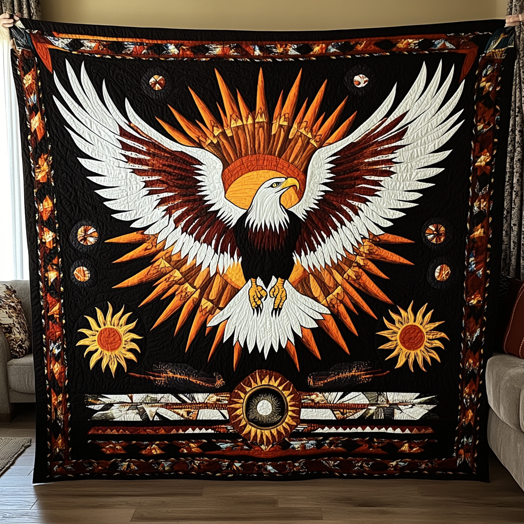 Native Eagle TAI121024082 Quilt Blanket