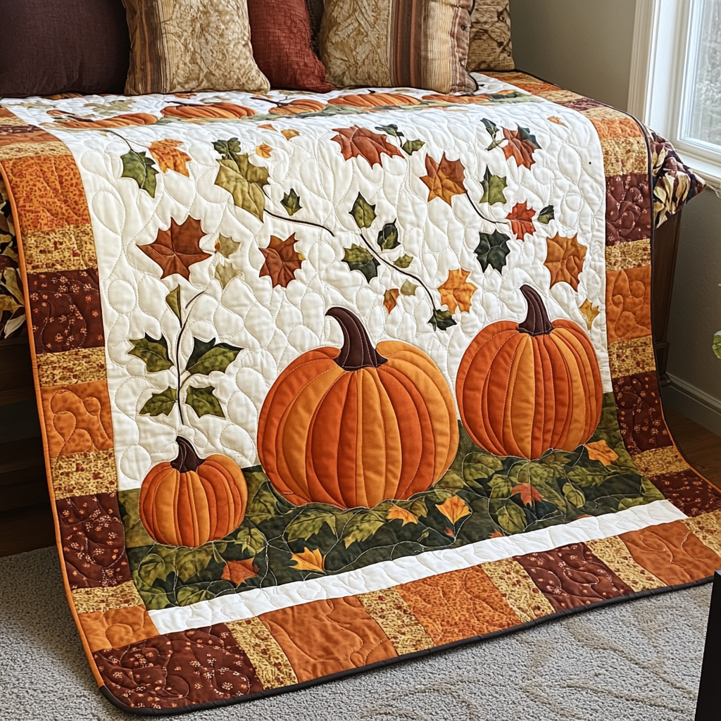 Pumpkin TAI021024049 Quilt Blanket