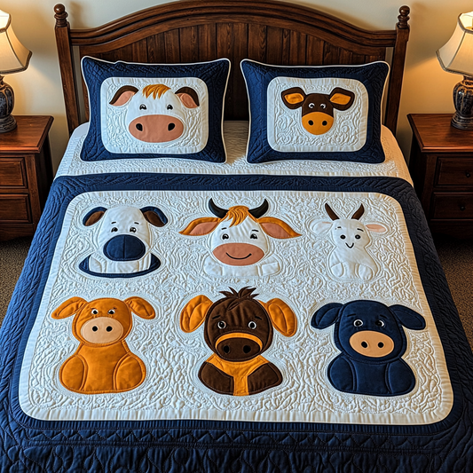 Farm Animal DAI051224137 Quilt Bedding Set