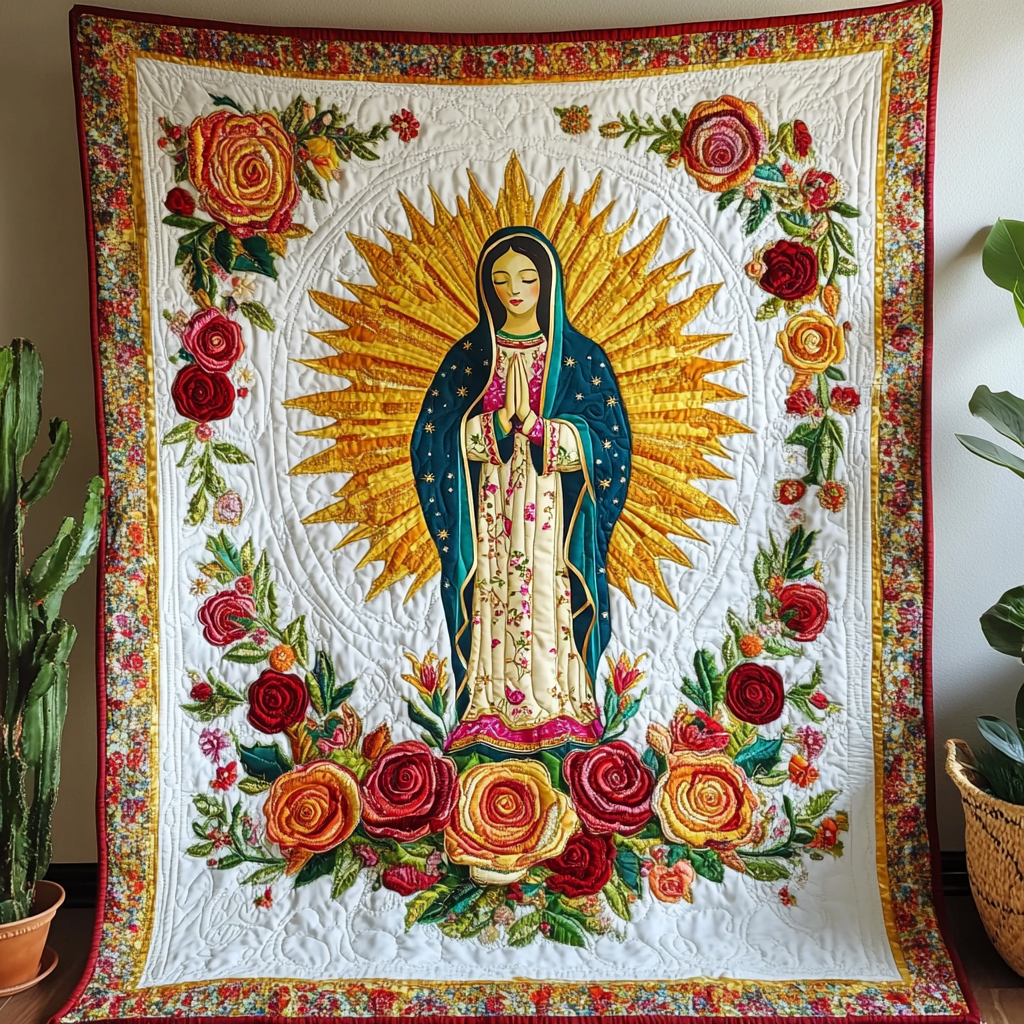 Mother Mary Rose DAI111124541 Quilt Blanket