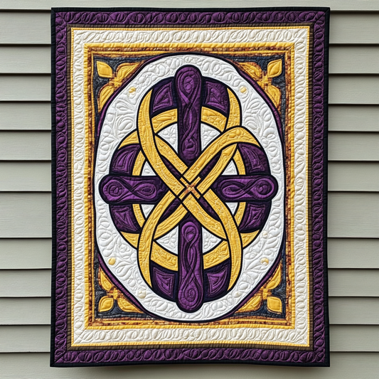 Celtic Christian Cross DAI231124052 Quilt Blanket