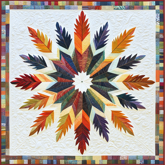 Native American Feather Star DAI090924118 Quilt Blanket