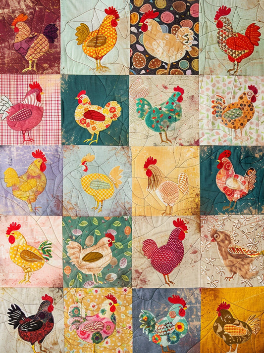 Chicken TAI030524011 Quilt Blanket