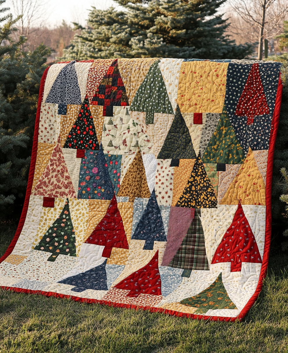 Christmas Tree TAI260924028 Quilt Blanket