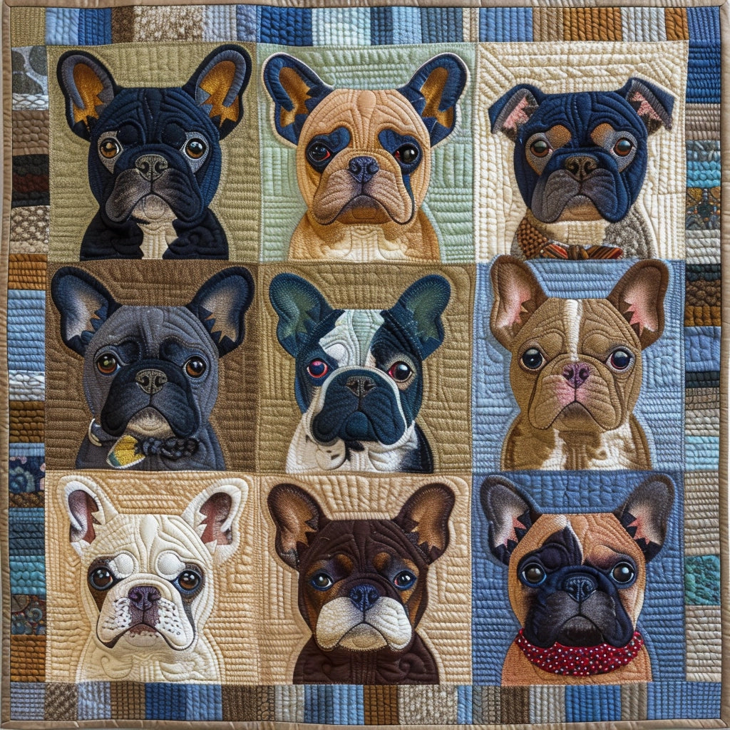 French Bulldog TAI240424036 Quilt Blanket