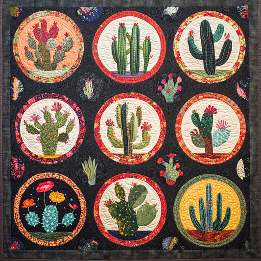 Cactus DAI070824099 Quilt Blanket