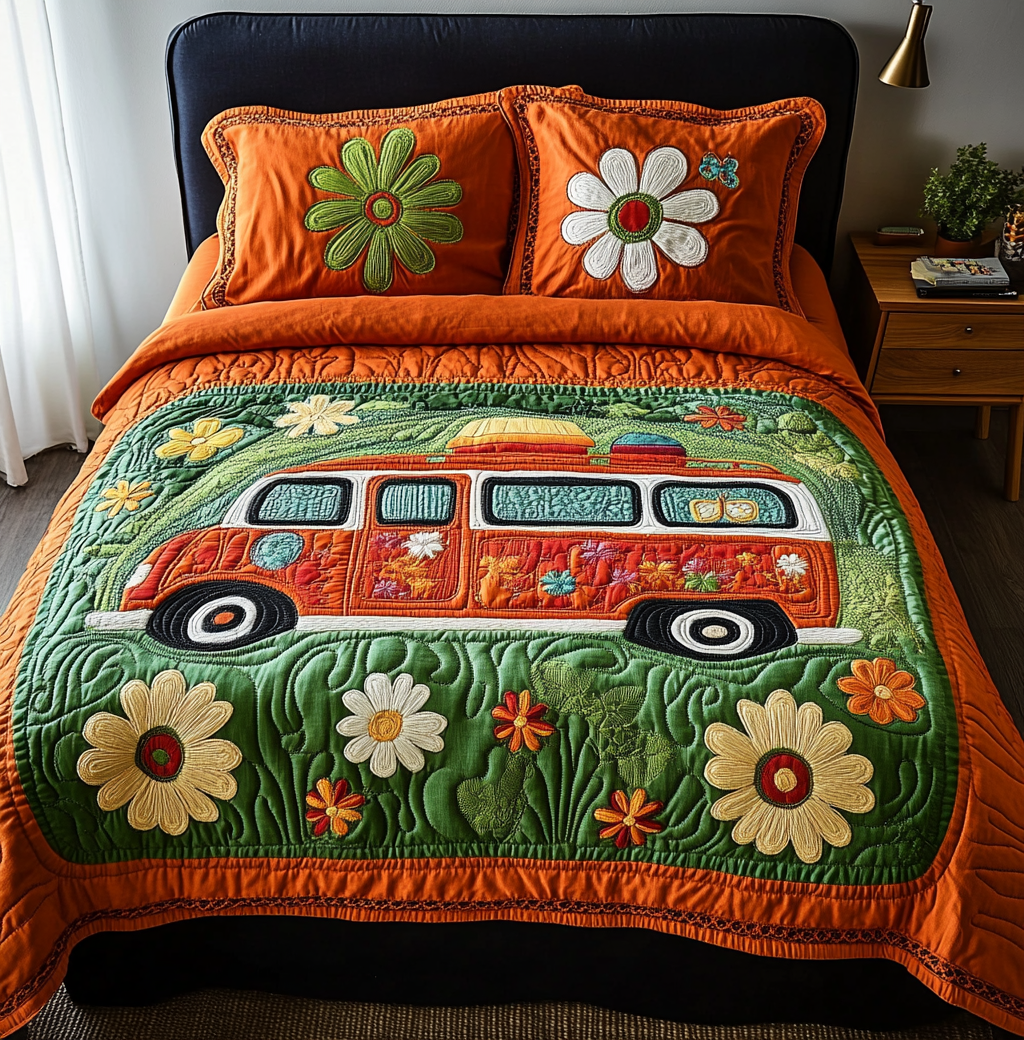 Camping Caravan DAI150125249 Quilt Bedding Set