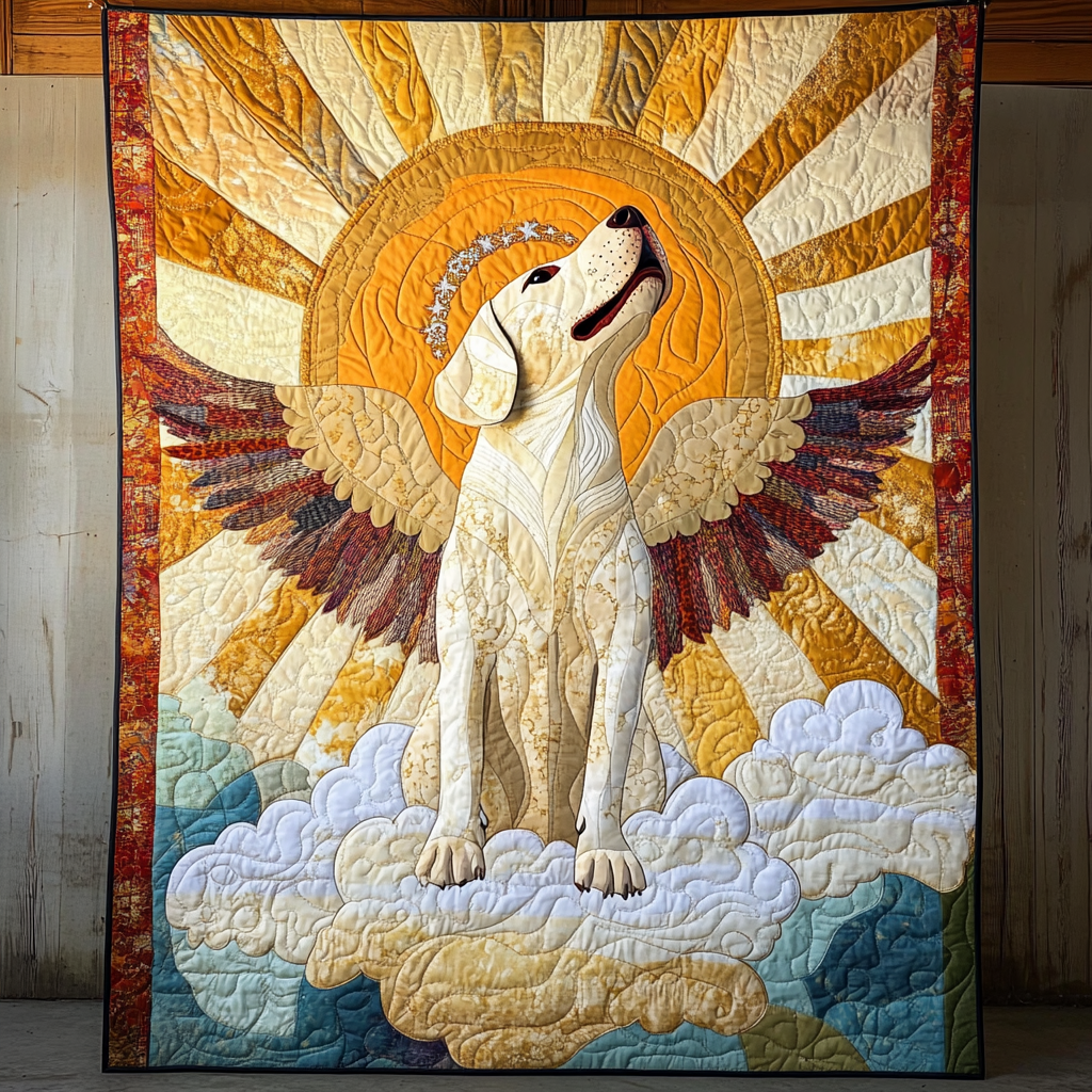 Labrador Angel DAI090125187 Quilt Blanket