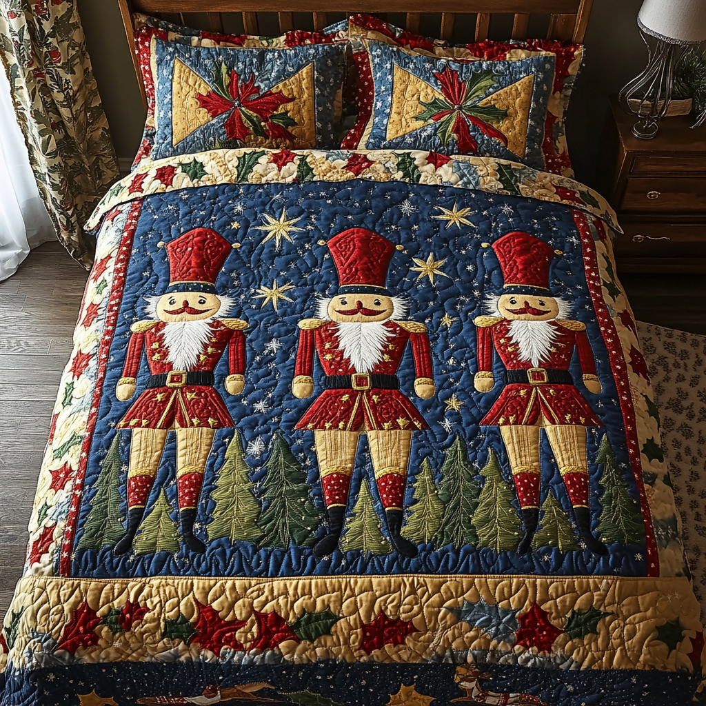 Christmas Nutcracker TAI181024184 Quilt Bedding Set