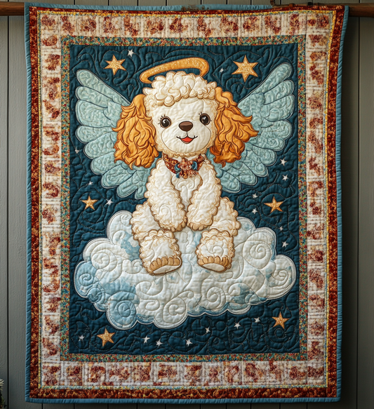 Poodle Angel DAI090125205 Quilt Blanket