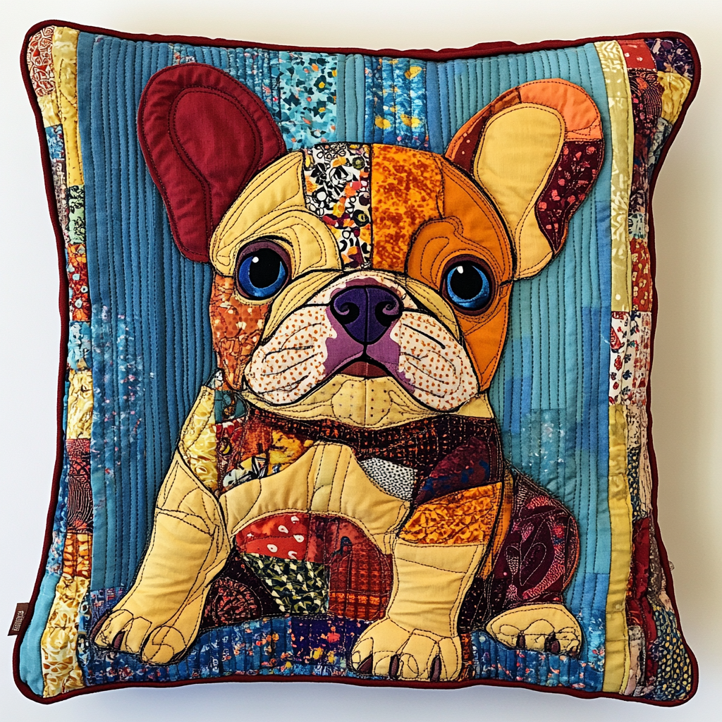 French Bulldog DAI230924085 Quilted Pillow Case