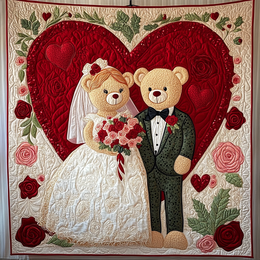 Bear Couple DAI241224309 Quilt Blanket