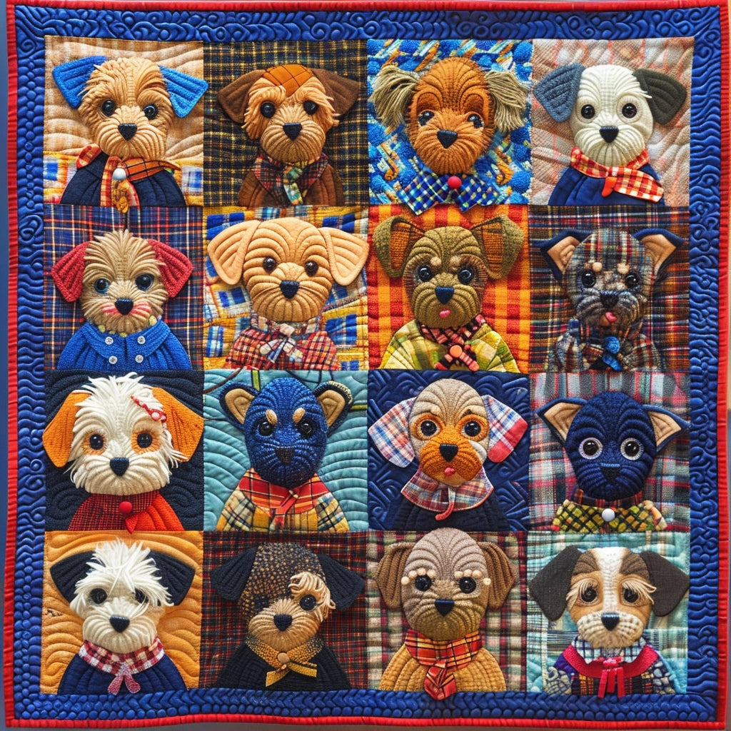 Puppies TAI240424043 Quilt Blanket