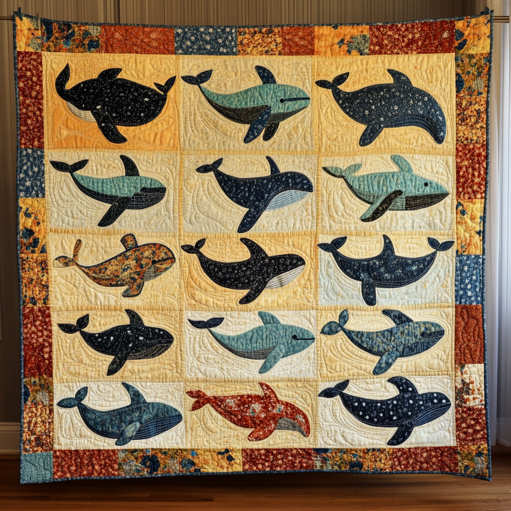 Whale DAI130824048 Quilt Blanket