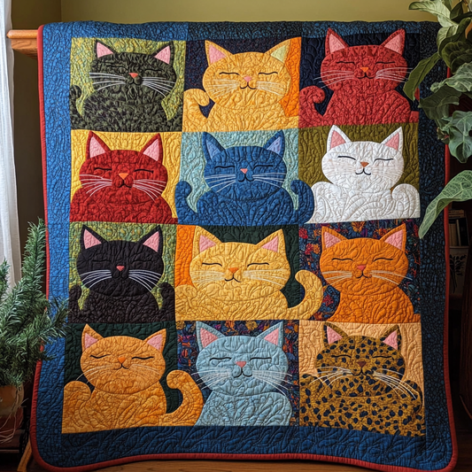 Sleeping Cat DAI301224101 Quilt Blanket