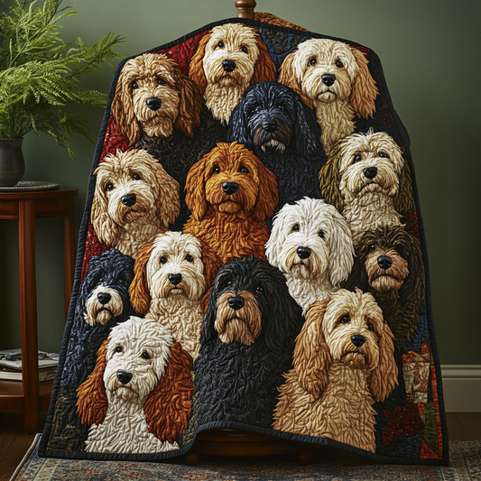 Doodle Dogs TAI111124202 Quilt Blanket