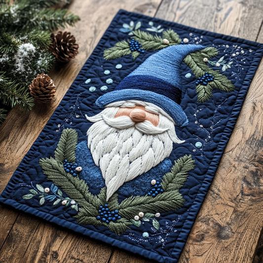 Christmas Gnome TAI141124242 Quilted Table Runner