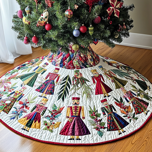 Christmas Nutcracker TAI021024250 Quilted Tree Skirt