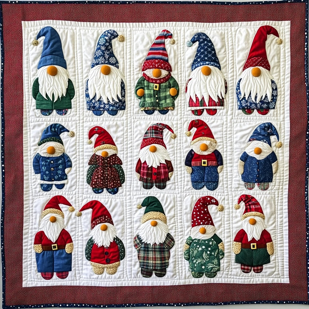 Christmas Gnome TAI260924065 Quilt Blanket