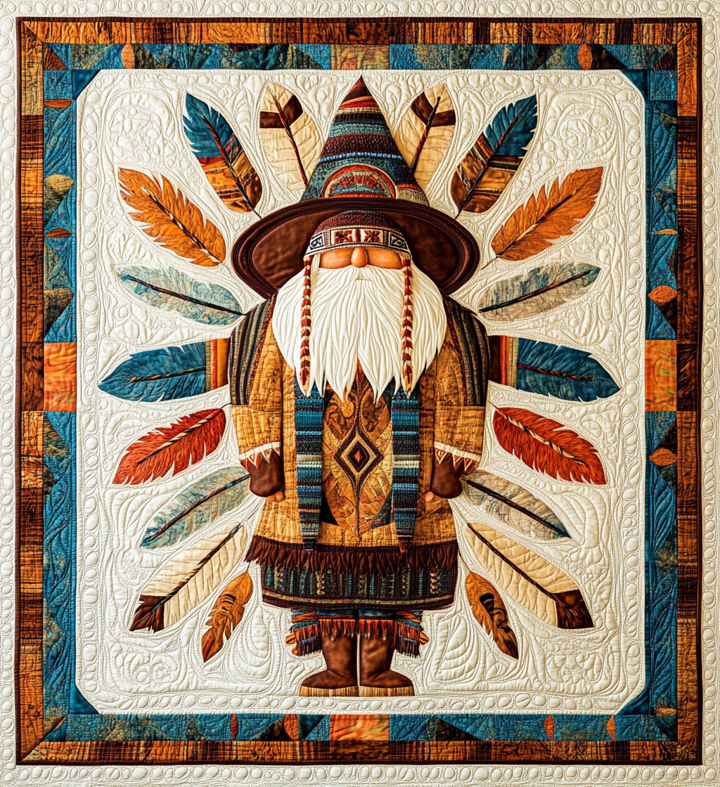 Native American Gnome DAI171224075 Quilt Blanket