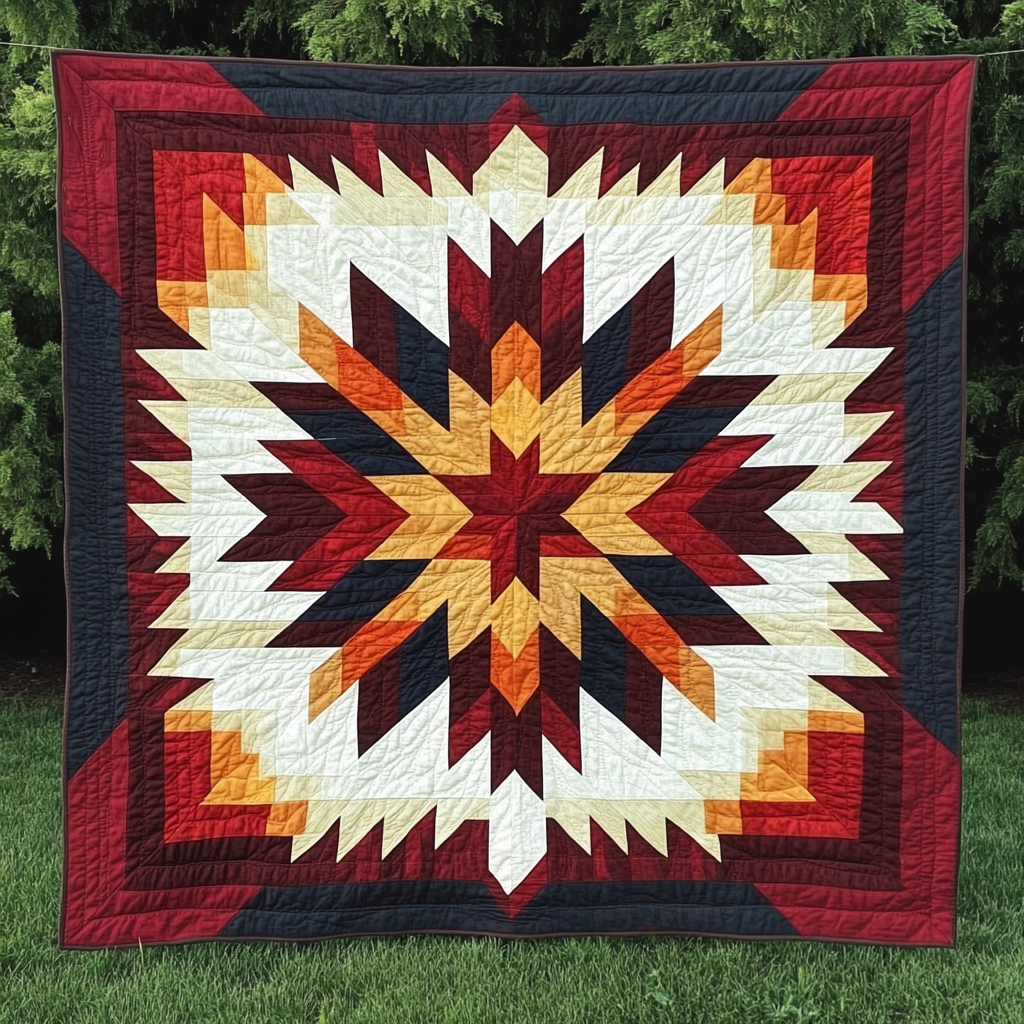 Native American Star DAI040924191 Quilt Blanket