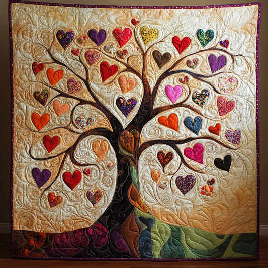 Tree Of Hearts DAI301224068 Quilt Blanket