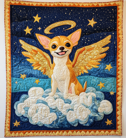 Chihuahua Angel DAI090125197 Quilt Blanket