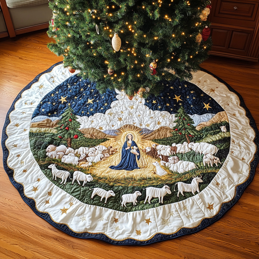 Nativity Scene TAI121024156 Quilted Tree Skirt