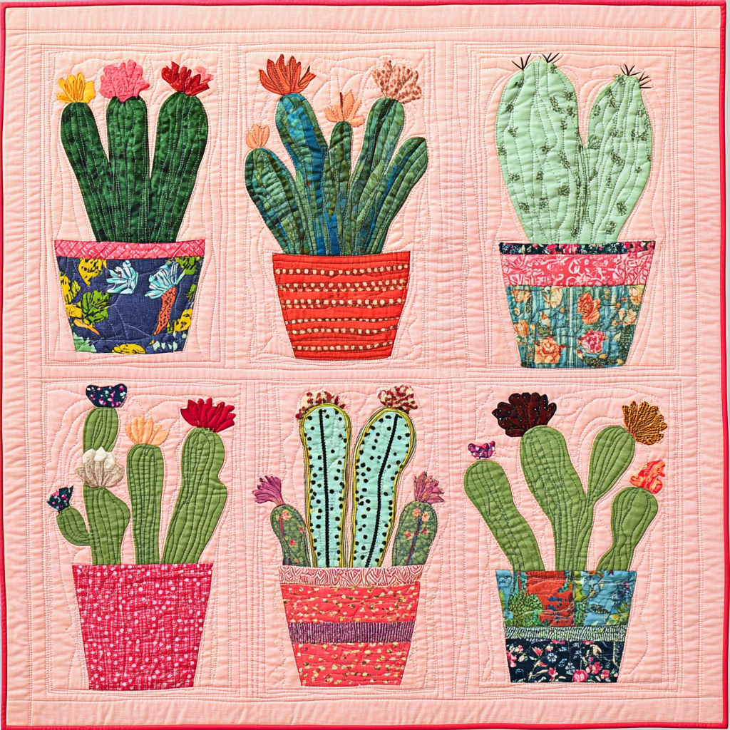 Cactus DAI010824104 Quilt Blanket