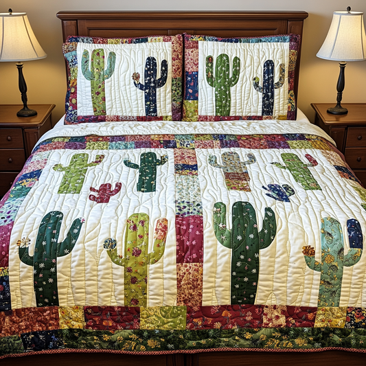 Cactus DAI280824229 Quilt Bedding Set