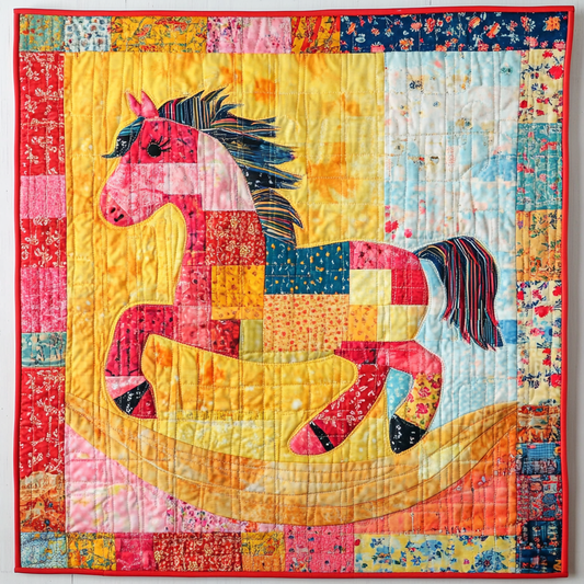 Horse DAI070824066 Quilt Blanket