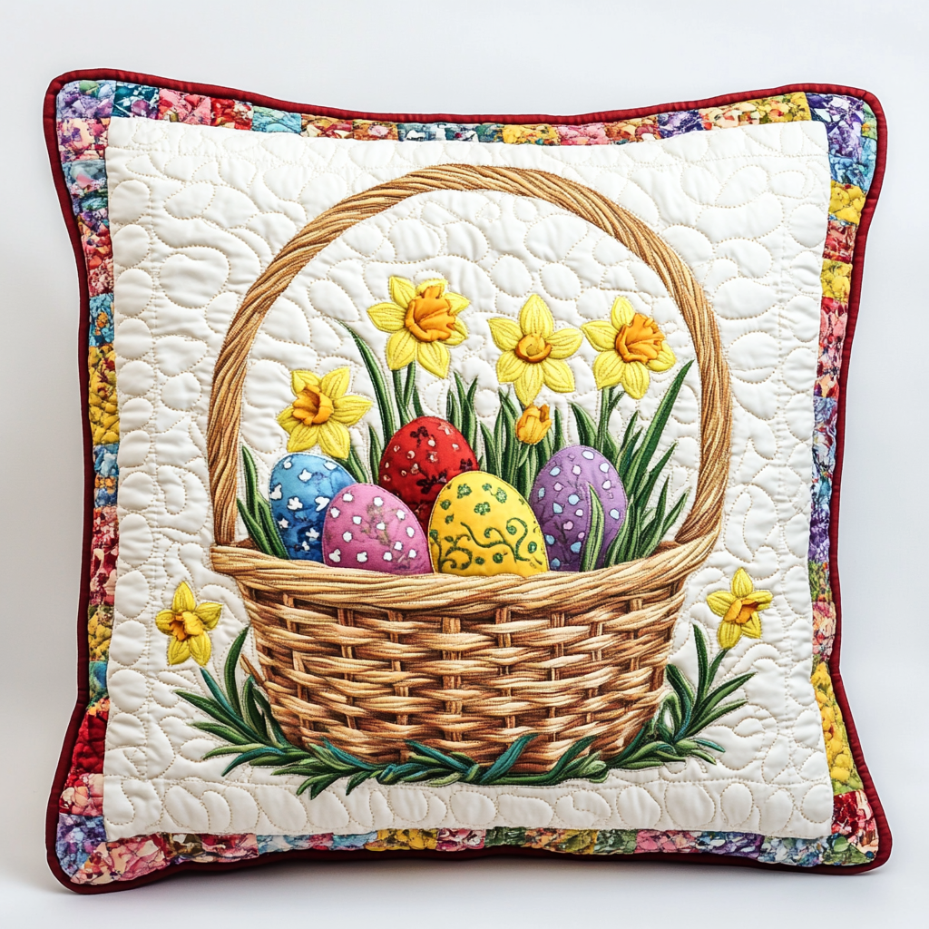 Easter Egg DAI301224121 Quilted Pillow Case