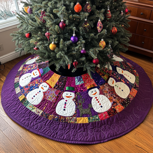 Snowman DAI230924042 Quilted Tree Skirt