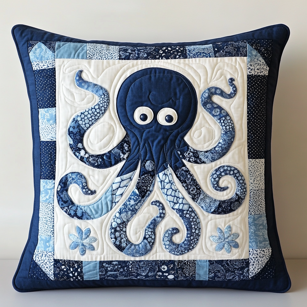 Octopus DAI230924185 Quilted Pillow Case Charming Favor