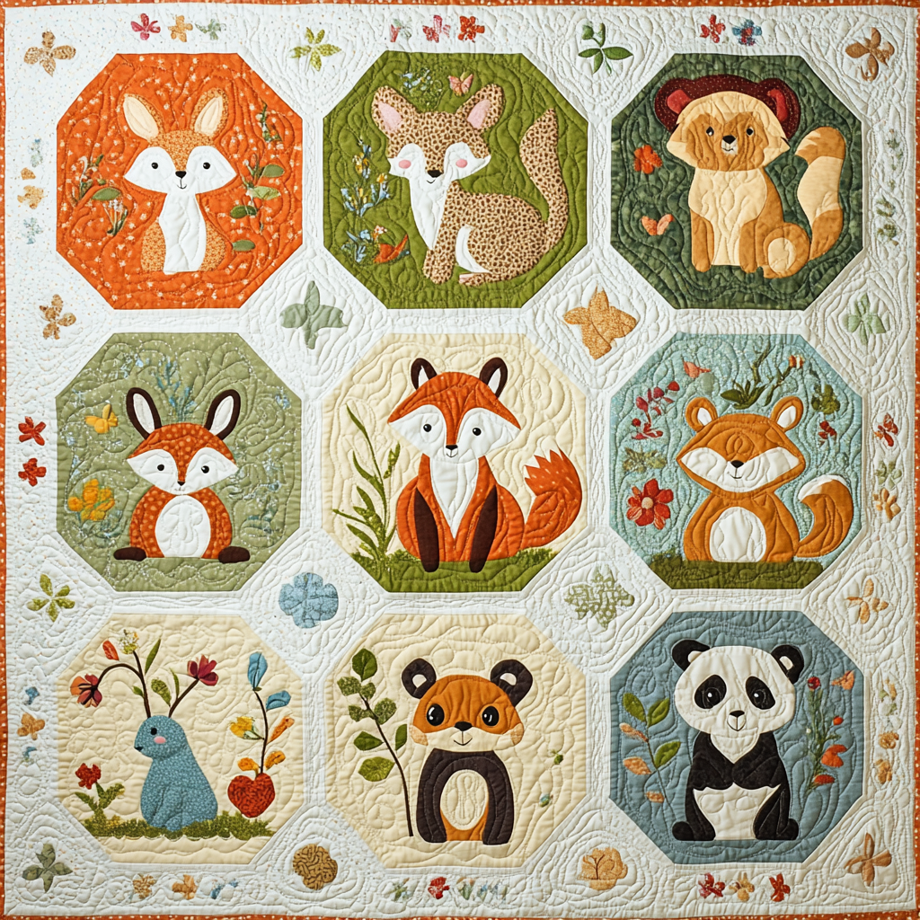 Woodland Whimsy DAI190824166 Quilt Blanket