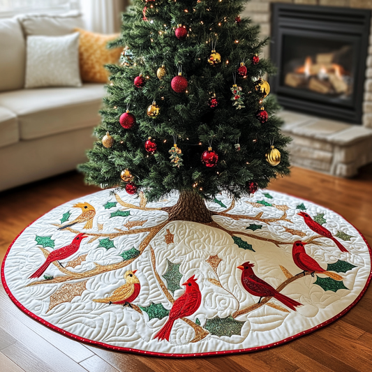 Bird DAI040924160 Quilted Tree Skirt