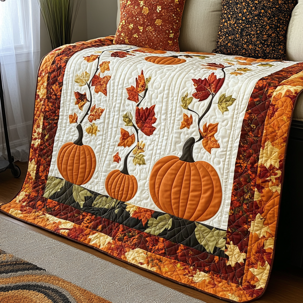 Pumpkin TAI021024046 Quilt Blanket